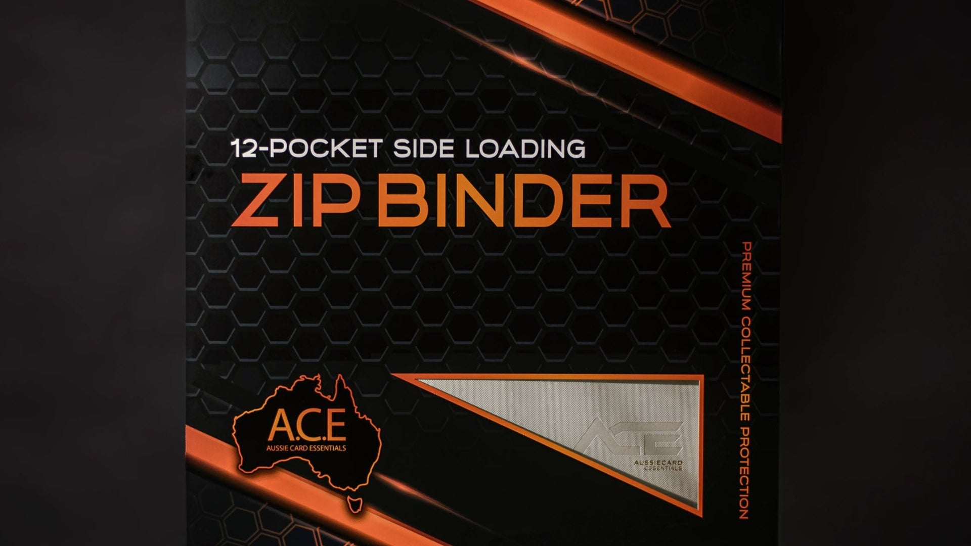 12 Pocket Zip Trading Card Binder - White