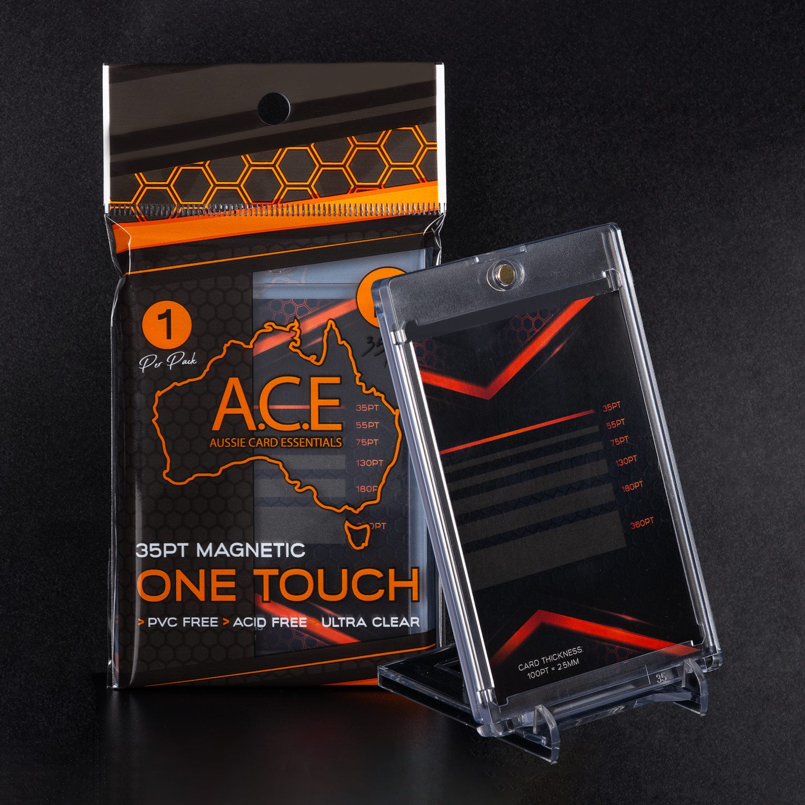 35PT One-Touch Magnetic Card Case