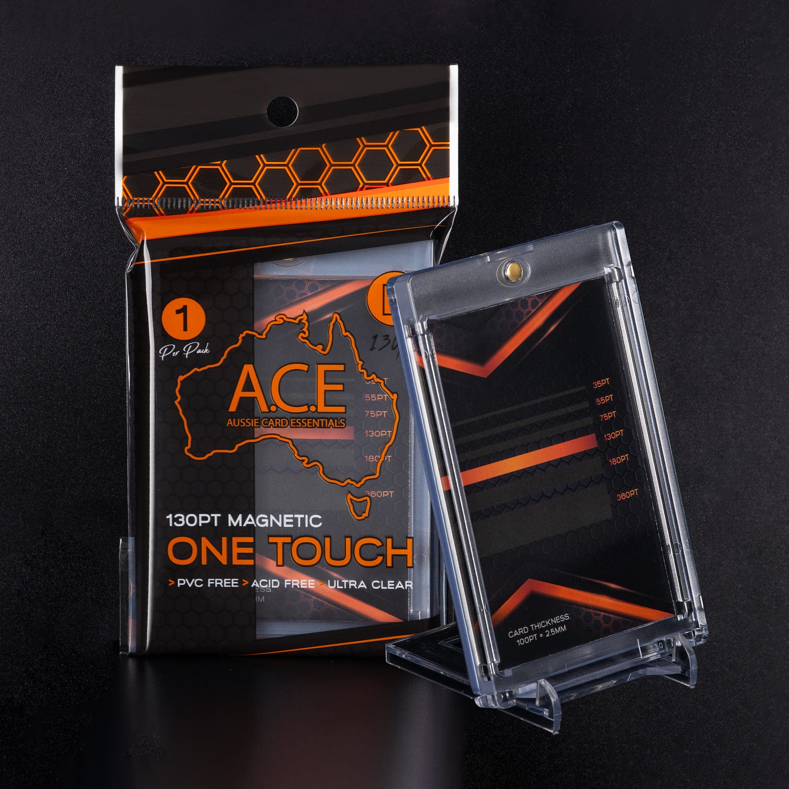 130PT One-Touch Magnetic Card Case