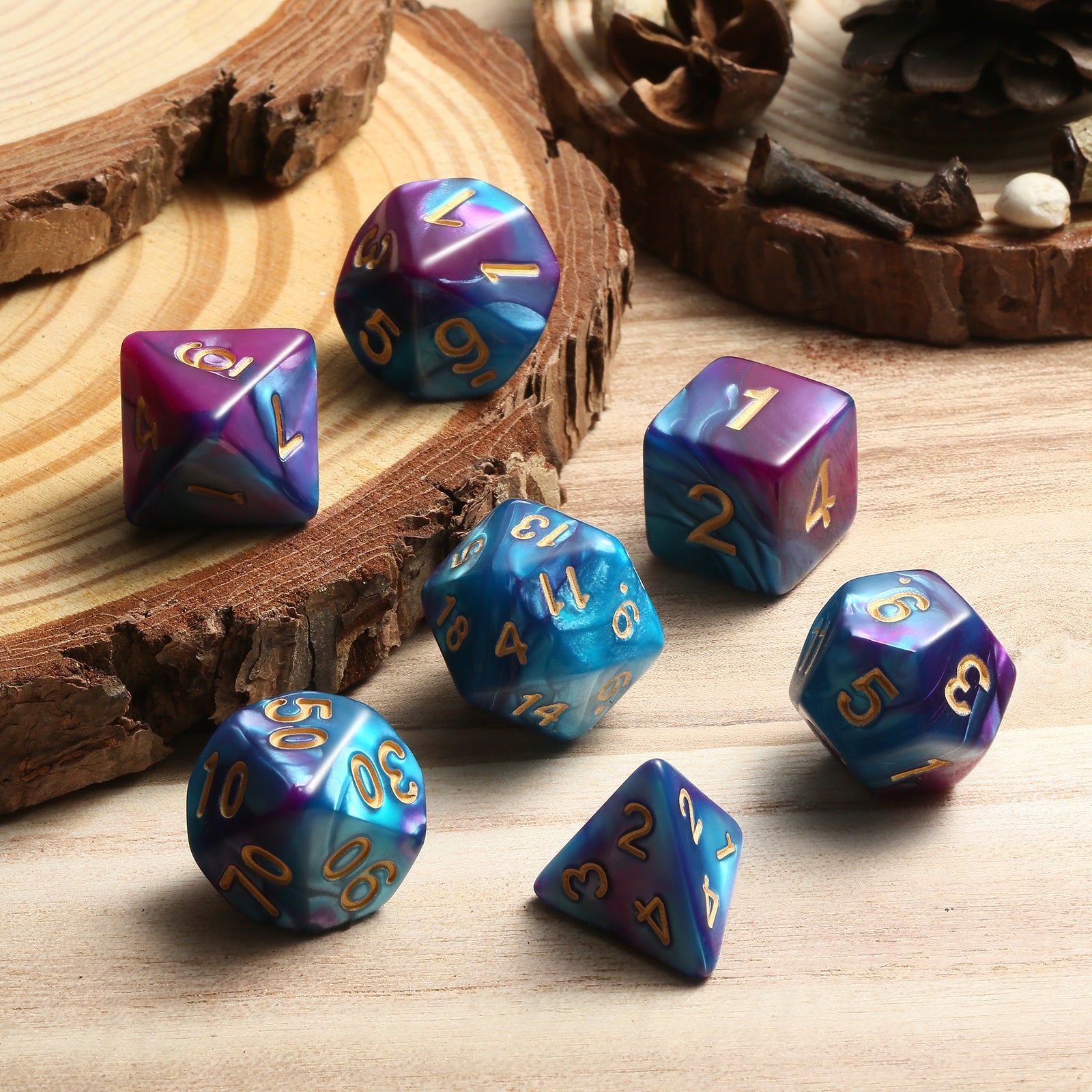 7 RPG Acrylic Dice