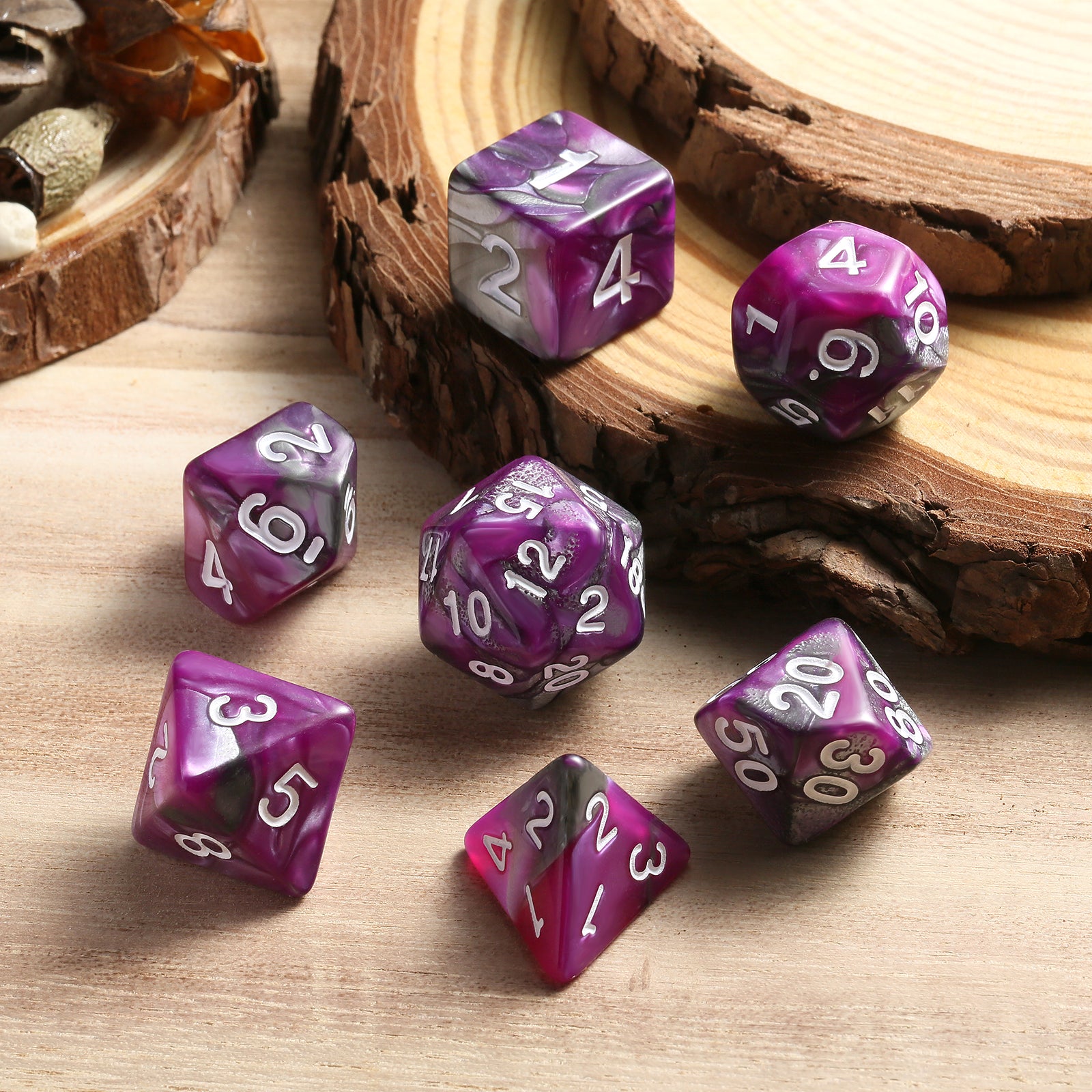 7 RPG Acrylic Dice