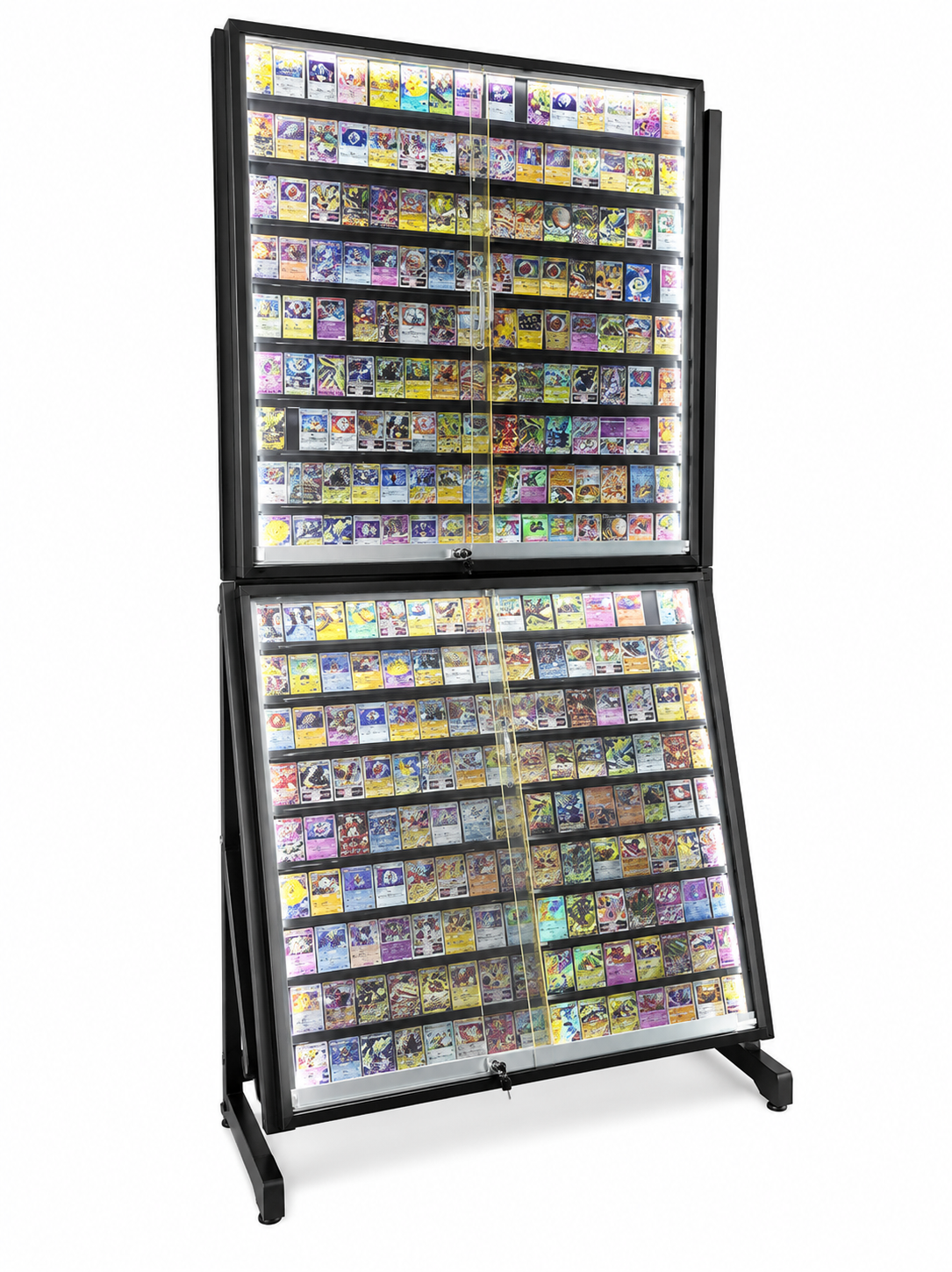 Upright Trading Card Display Cabinet