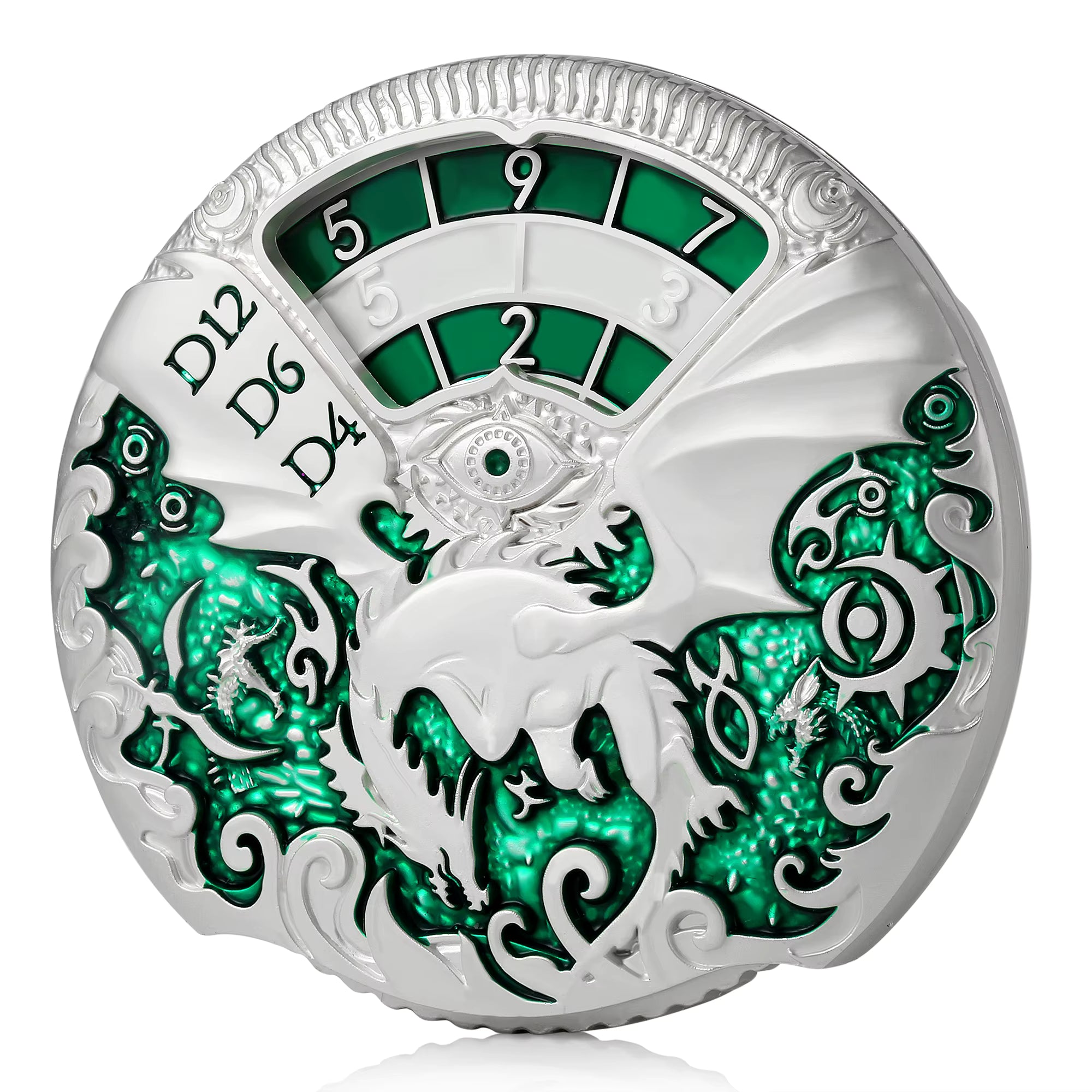 7-in-1 Metal D&D Spinner Dice Set