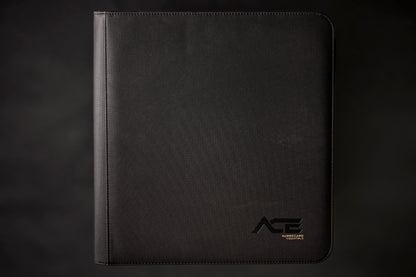 12 Pocket Zip Trading Card Binder - Black