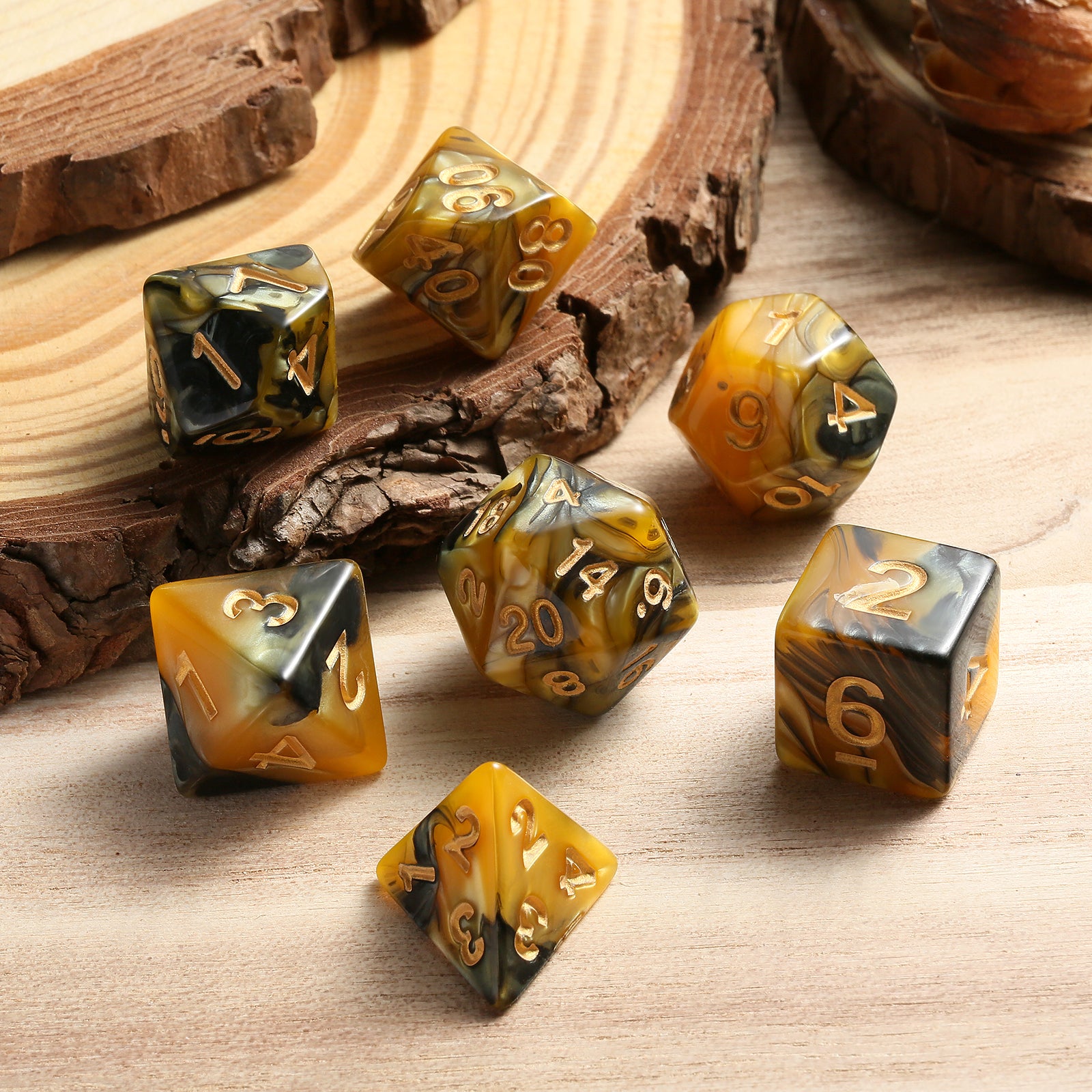7 RPG Acrylic Dice