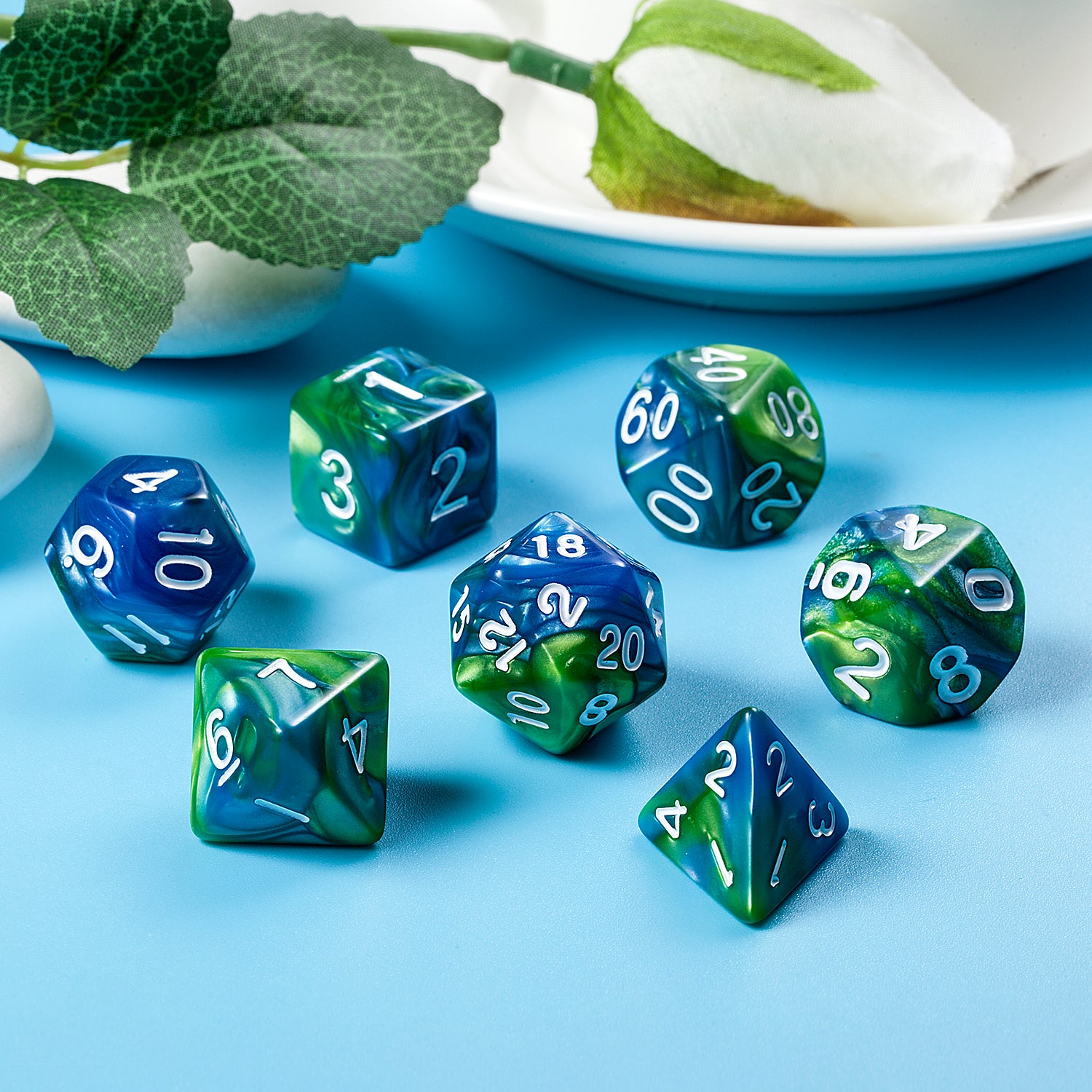 7 RPG Acrylic Dice