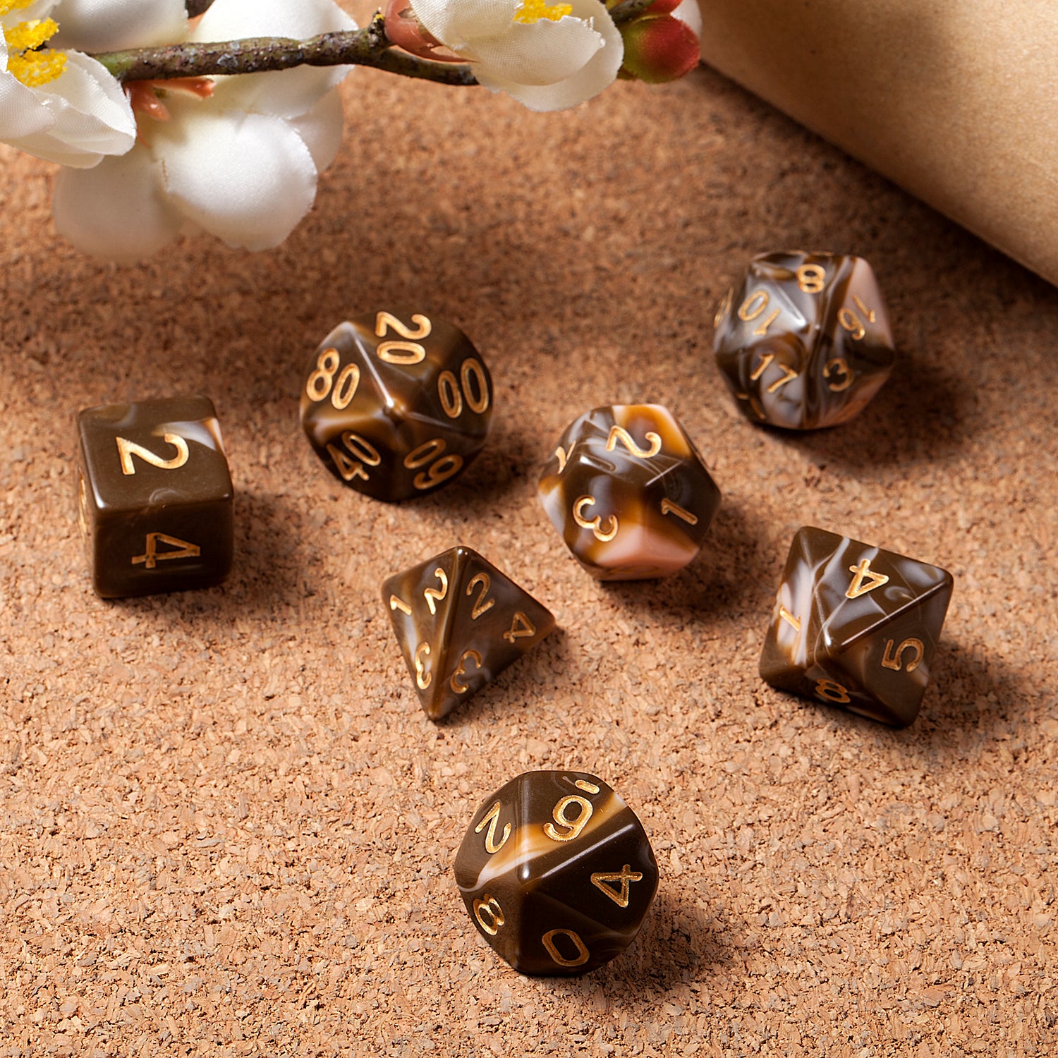 7 RPG Acrylic Dice