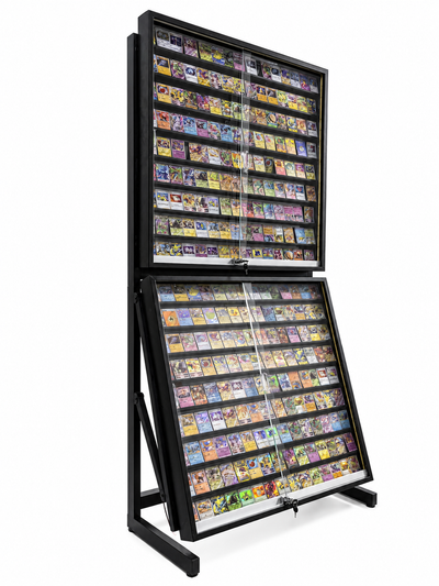Upright Trading Card Display Cabinet