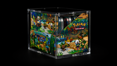 (8) Mini Tin Acrylic Display Case