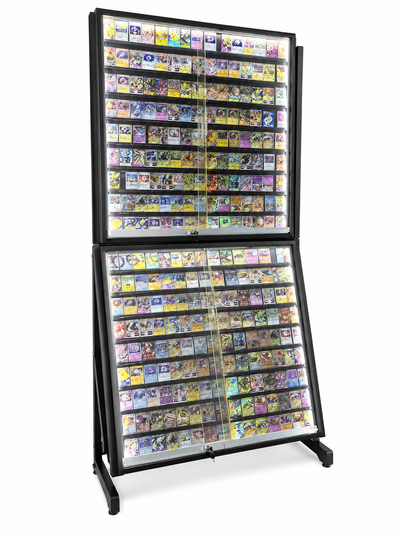 Upright Trading Card Display Cabinet