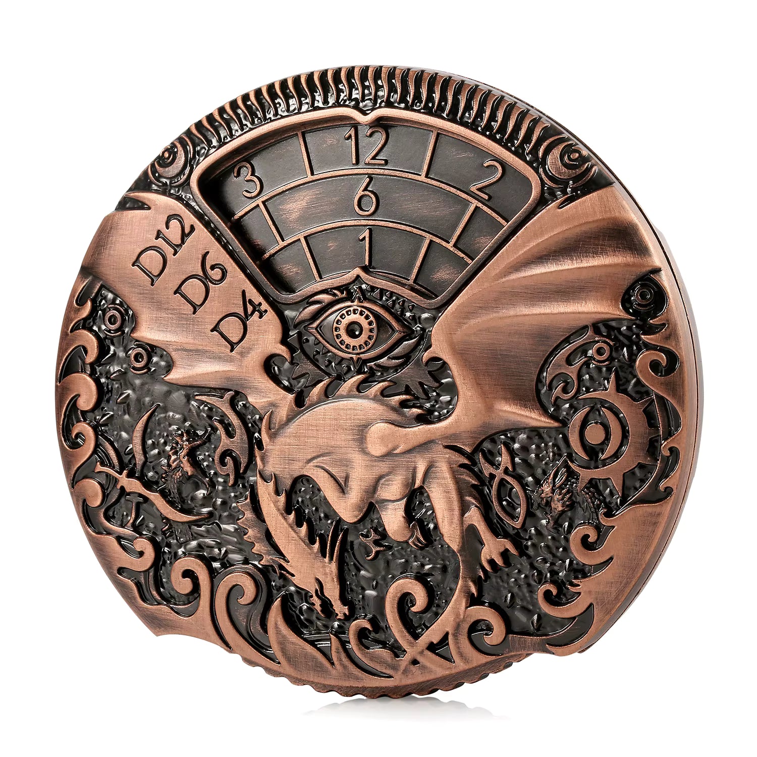 7-in-1 Metal D&D Spinner Dice Set