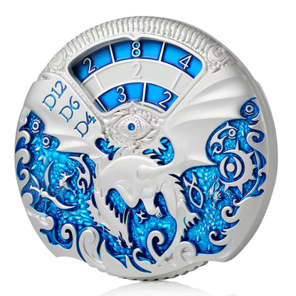 7-in-1 Metal D&D Spinner Dice Set