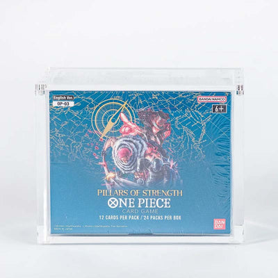 English OP-01/02/03 Booster Box Acrylic Display Case