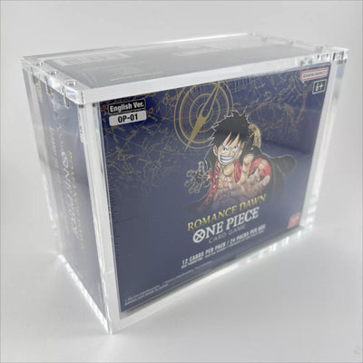 English OP-01/02/03 Booster Box Acrylic Display Case