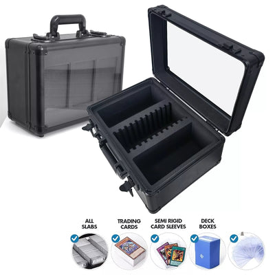 Heavy Duty 3 Row Slab Case with Display Window