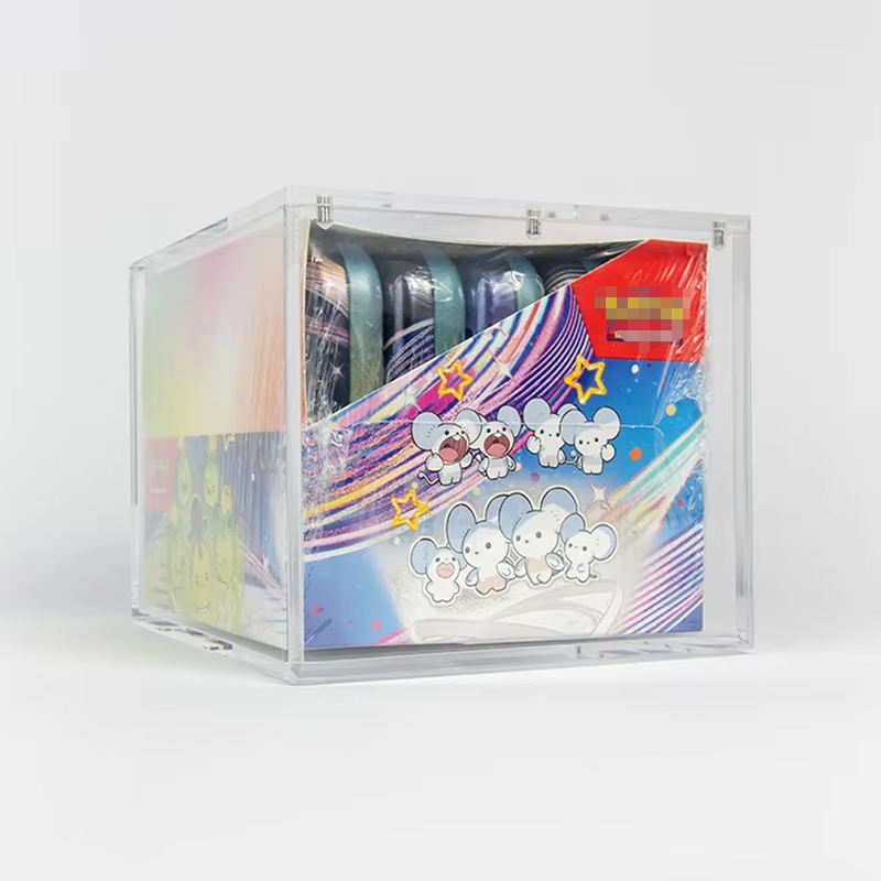 (10) Mini Tin Acrylic Display Case