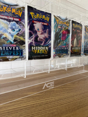 6-Slot Booster Pack Acrylic Display Case