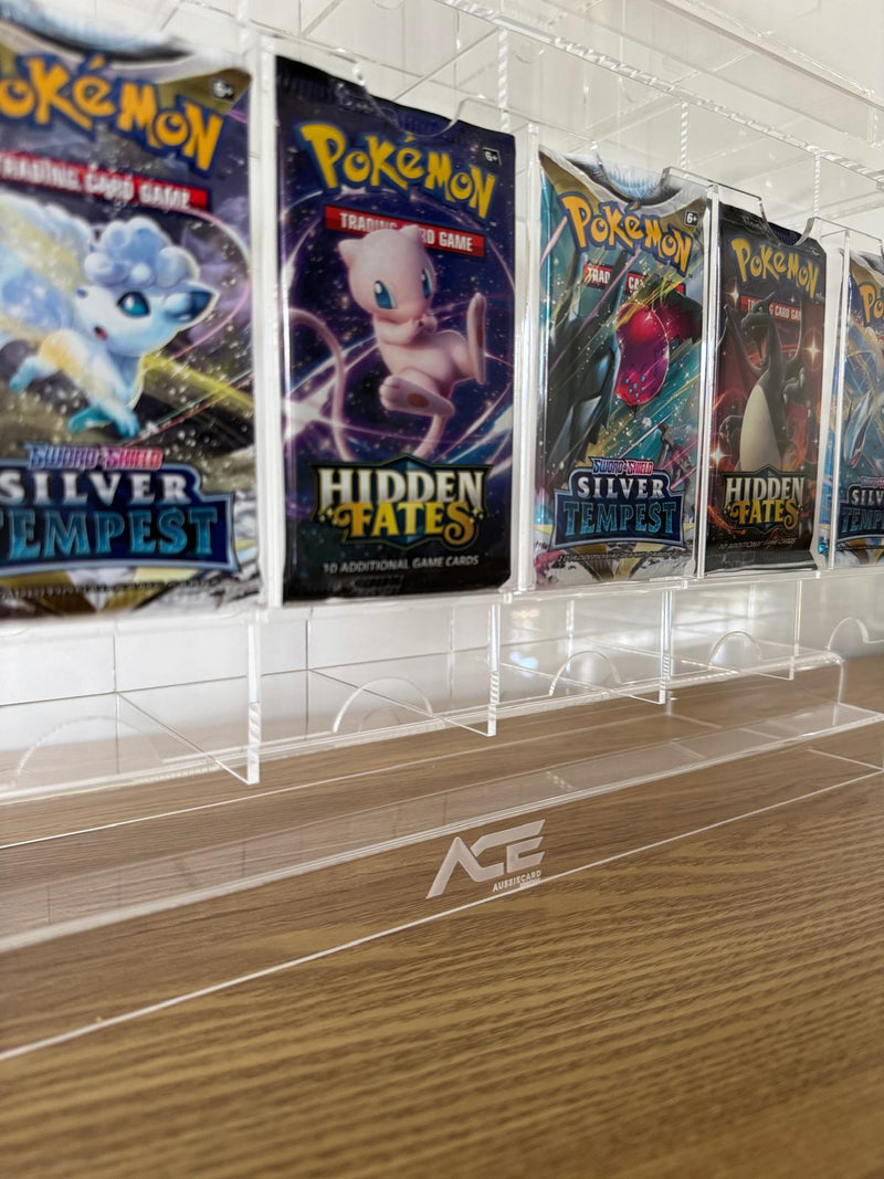 Load image into Gallery viewer, 6-Slot Booster Pack Acrylic Display Case
