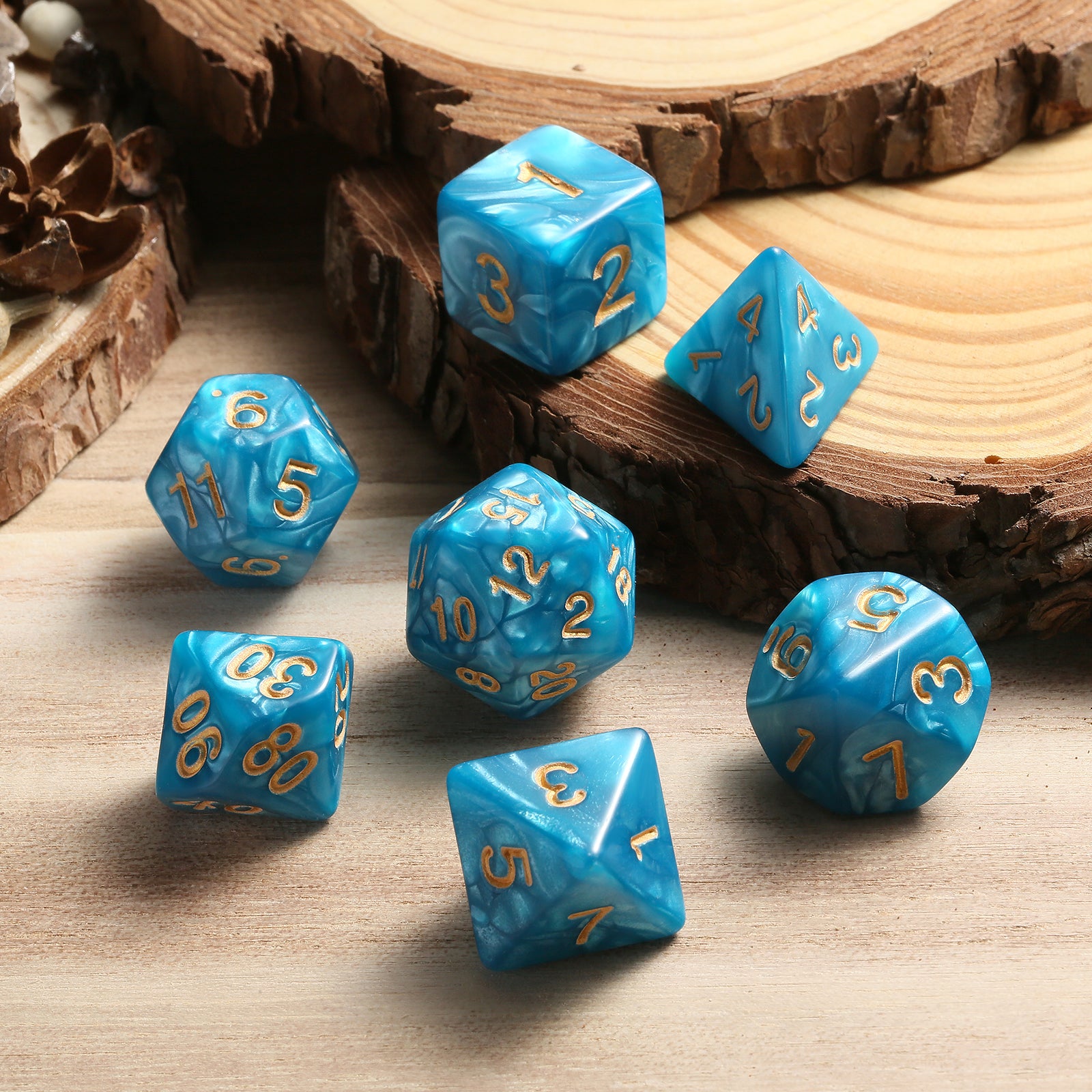 7 RPG Acrylic Dice