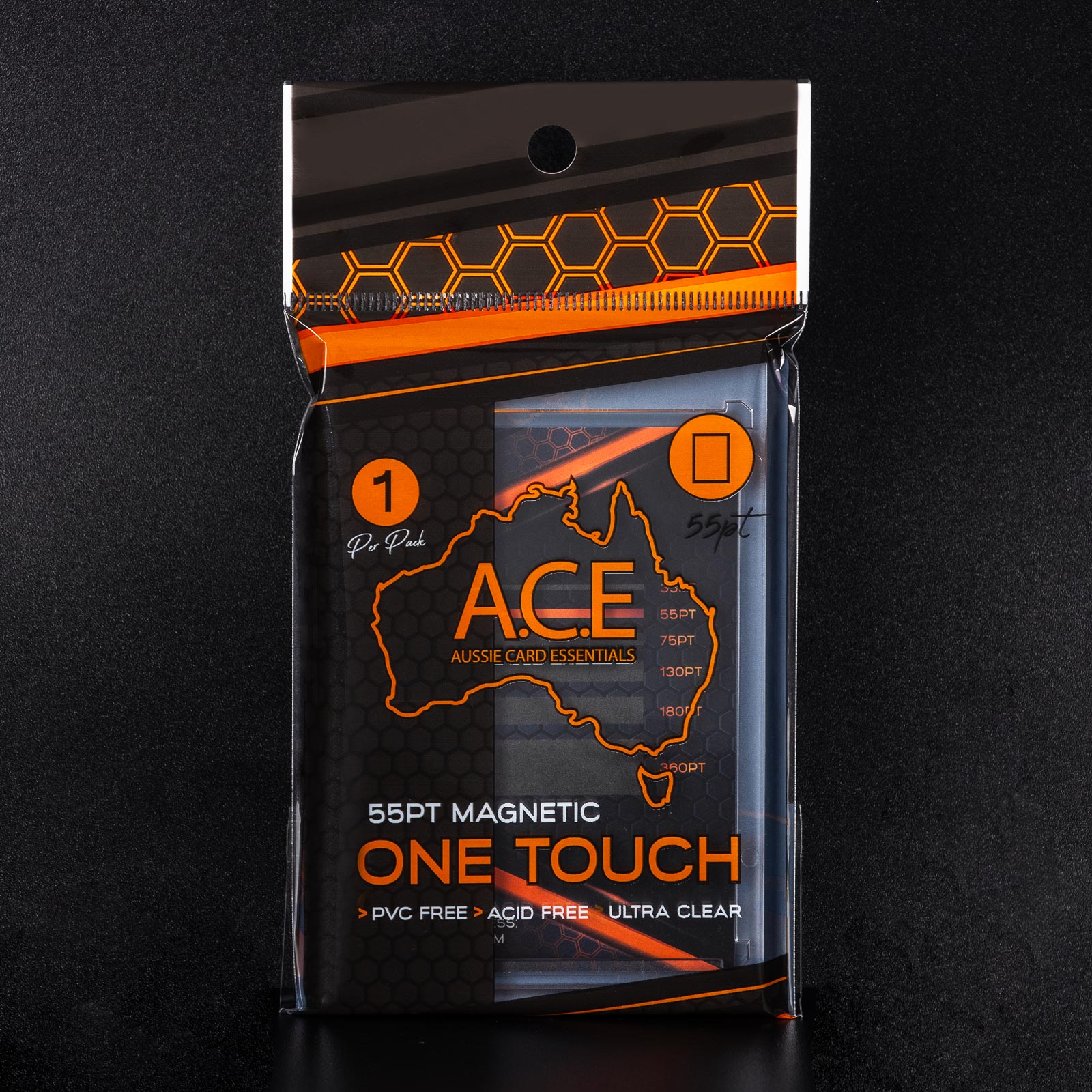 55PT One-Touch Magnetic Card Case