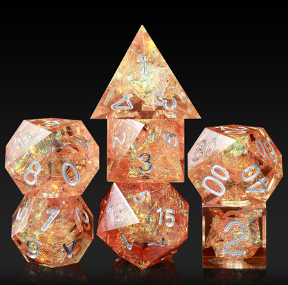 7 RPG Sharp Point Resin Dice
