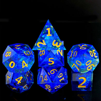 7 RPG Sharp Point Resin Dice
