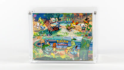 (8) Mini Tin Acrylic Display Case