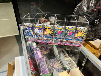 6-Slot Booster Pack Acrylic Dispenser