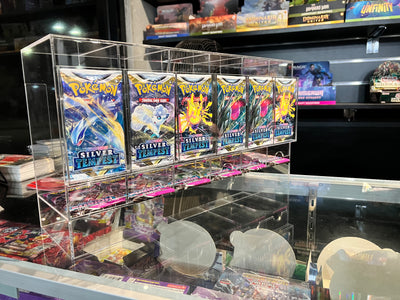 6-Slot Booster Pack Acrylic Dispenser